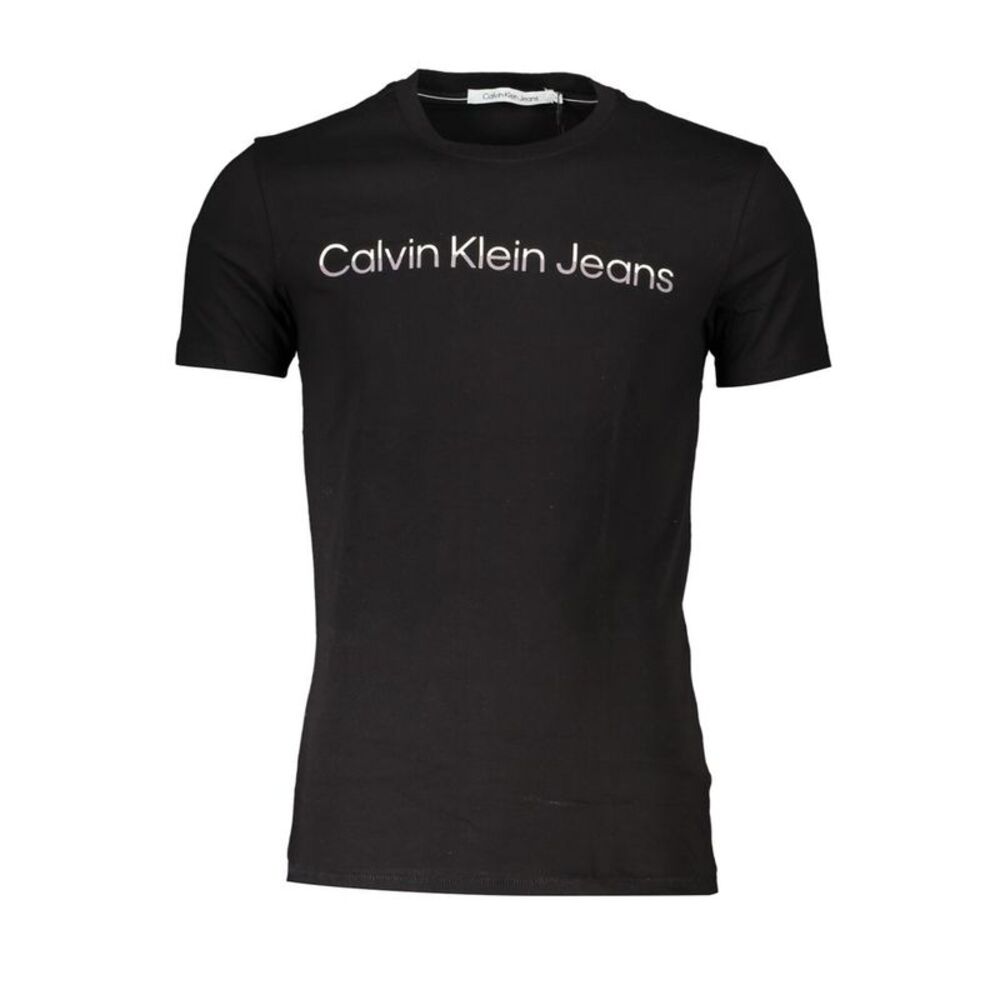 Calvin Klein Black Cotton Mens Men's Tshirt
